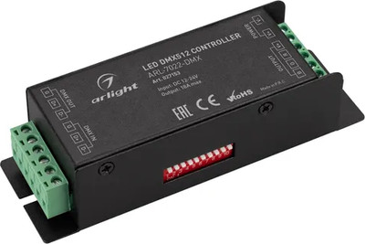 

Декодер для светодиодной ленты, ARL-7022-DMX 12-24V / 027153