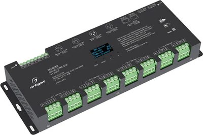 

Декодер для светодиодной ленты, SMART-DMX-SUF 12-24V / 033769