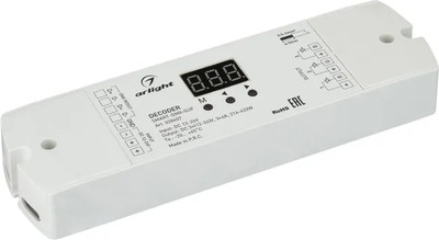 

Декодер для светодиодной ленты, SMART-DMX-SUF / 028407