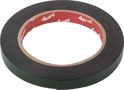 Лента монтажная Курс 12мм / 11781 (5м, черный) - 