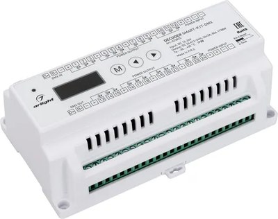 

Декодер для светодиодной ленты, SMART-K17-DMX 12-24V / 023825