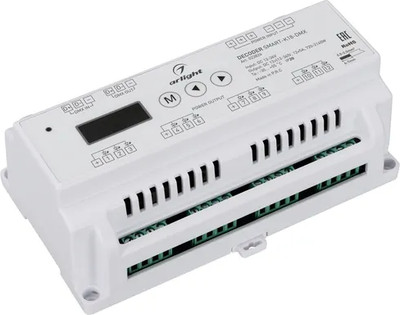 

Декодер для светодиодной ленты, SMART-K18-DMX 12-36V / 023826