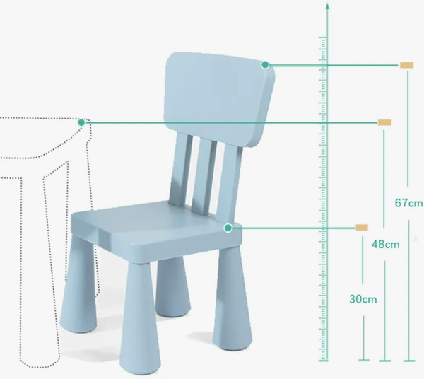Стул детский Swed house Children's Chair MR3-088 (голубой)