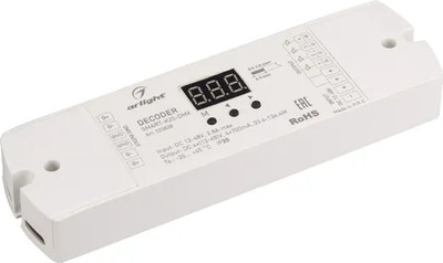 

Декодер для светодиодной ленты, SMART-K20-DMX 12-48V / 023828