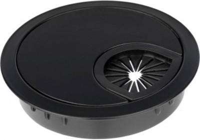 Пропуск для кабеля AKS D60мм / 95 683 (черный) - 