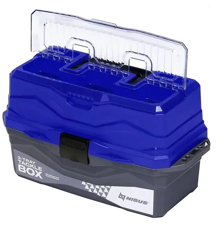Ящик рыболовный Nisus Tackle Box / N-TB-3-B (синий)