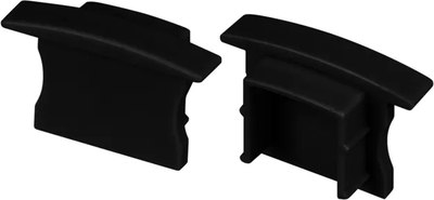 

Заглушка для профиля, LINE-2315-F глухая BLACK / 044279