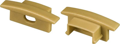 

Заглушка для профиля, LINE-2308-F GOLD с отверстием / 039999