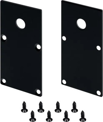 

Заглушка для профиля, LINE-S-3667 BLACK с отверстием / 042915
