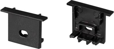 

Заглушка для профиля, SL-COMFORT-1716-F BLACK c отверстием / 031775