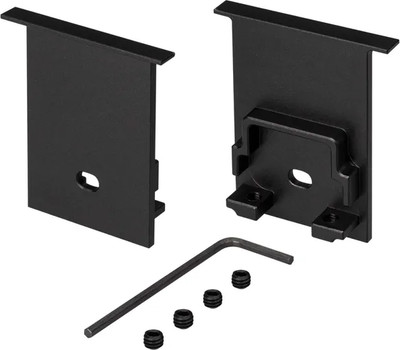 

Заглушка для профиля, SL-COMFORT-3551-F BLACK c отверстием / 031786