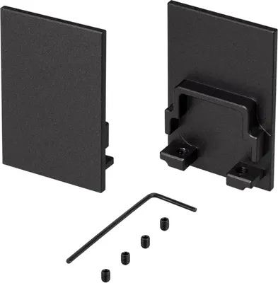 

Заглушка для профиля, SL-COMFORT-3551 BLACK глухая / 031794(1)