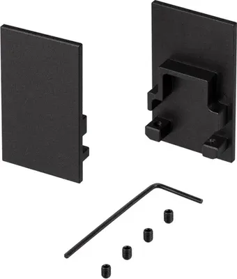 

Заглушка для профиля, SL-COMFORT-2542 BLACK глухая / 031773(1)