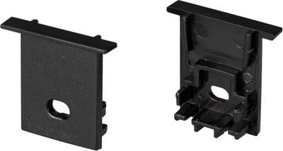 

Заглушка для профиля, SL-COMFORT-1722-F BLACK c отверстием / 031778