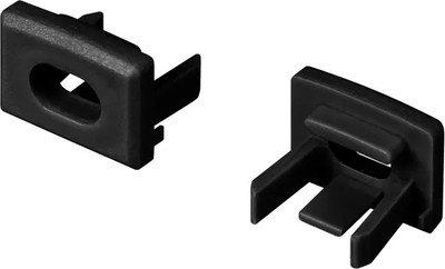 

Заглушка для профиля, PIK-1007 черная с отверстием / 045496