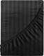 Простыня Verossa Stripe на резинке 180x200x30 / 784510 (Black) -