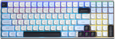 Клавиатура Aula S100Pro (синий/белый/черный) - 