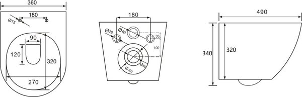 Купить Унитаз подвесной AV Engineering Comfort X / AVWHR203X  