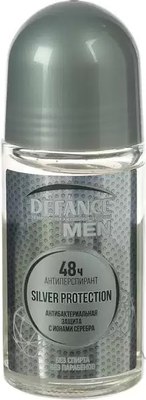 Дезодорант шариковый Defance Silver protection мужской (50мл) - 