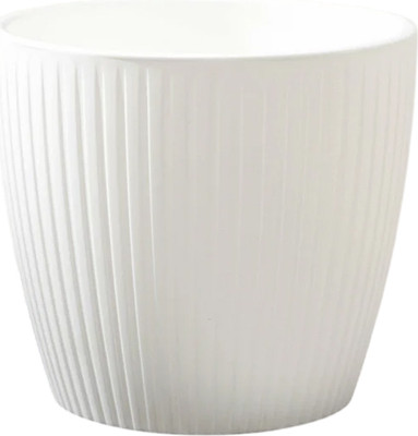 Кашпо VipSet ЭВИ с дренажной системой (4.5л, белый) -