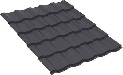 

Металлочерепица, Модульная Вилейская Волна 350x25 0.5-Пэ Rooftop Matte RAL9005