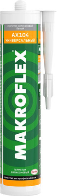 Герметик силиконовый Ceresit Makroflex AX104 (белый) -