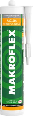 Герметик силиконовый Ceresit Makroflex AX104 (прозрачный) - 