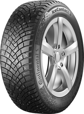 Зимняя шина Continental IceContact 3 215/50R18 96T (шипы) - 