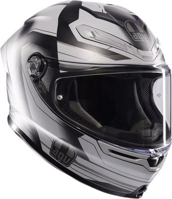 Мотошлем AGV K6 S E2206 MPLK / 2118395001-021-L (L, Ultrasonic Matt Black/Grey) - 