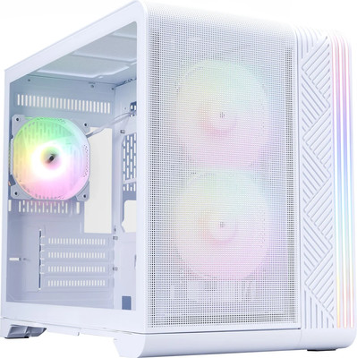 Корпус для компьютера 1stPlayer VT6 / VT6-WH-3F7-W (белый, без БП) -