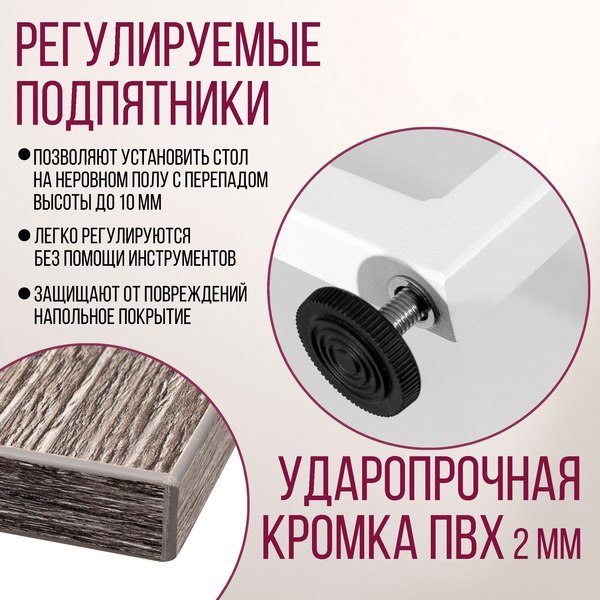 Стеллаж Millwood Лофт 120х35х182 / СН-4 Л (сосна пасадена/белый)