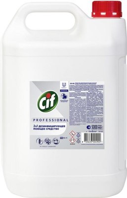 Универсальное чистящее средство Cif Professional дезинфицирующее концентрированное (5л) - 