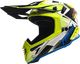 Мотошлем AiM RH855 Fiber Glass Swift RH855S-BYR-M (M, желтый/красный) - 