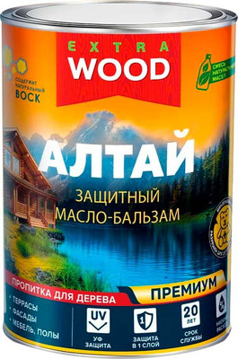 

Защитно-декоративный состав, Wood Extra Алтай База С Бесцветный