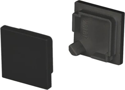 

Заглушка для профиля, SL-KANT-H16 SQUARE BLACK глухая / 037518