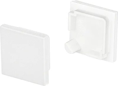 

Заглушка для профиля, SL-KANT-H16 SQUARE WHITE глухая / 037550