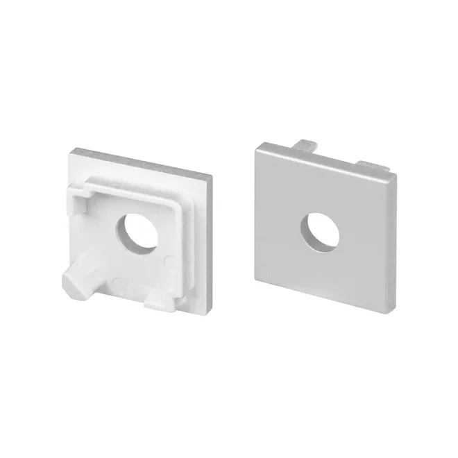 Заглушка для профиля Arlight SL-KANT-H16-S10 SQUARE с отверстием / 053567