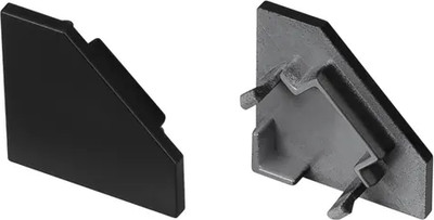 

Заглушка для профиля, SL-KANT-H18 FLAT BLACK глухая / 049431