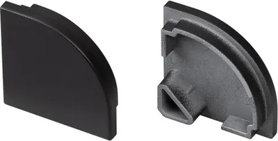 

Заглушка для профиля, SL-KANT-H20 BLACK глухая / 049404