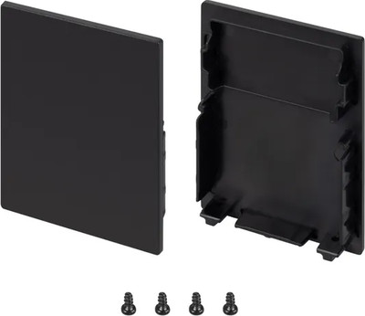 

Заглушка для профиля, SL-LINE-4050-3L-MIDDLE BLACK глухая / 044676