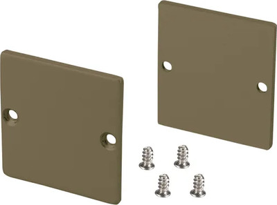 

Заглушка для профиля, SL-LINE-3638-LW OLIVE GREY глухая / 038650