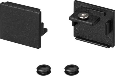 

Заглушка для профиля, SL-LINE-2522 BLACK глухая / 033040