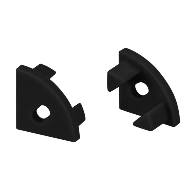 Заглушка для профиля Arlight SL-KANT-H11 BLACK c отверстием / 044090