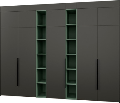 Шкаф Рэйгрупп Рэй S262-В16-3-WKZ В16-3 (дуб веллингтон/кобальт/зеленый самшит) -