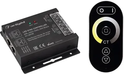 

Контроллер для светодиодной ленты, ARL-4022-OVAL-MIX Black / 027155