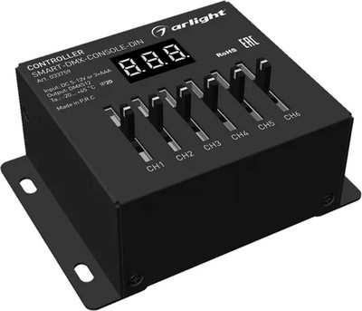 

Контроллер для светодиодной ленты, SMART-DMX-CONSOLE-DIN / 033759