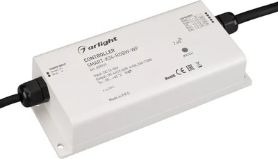 

Контроллер для светодиодной ленты, SMART-K34-RGBW-WP / 029919
