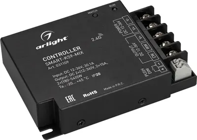 

Контроллер для светодиодной ленты, SMART-K59-MIX / 031109