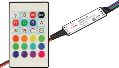 

Контроллер для светодиодной ленты, SMART-MINI-RGB-SET / 031594
