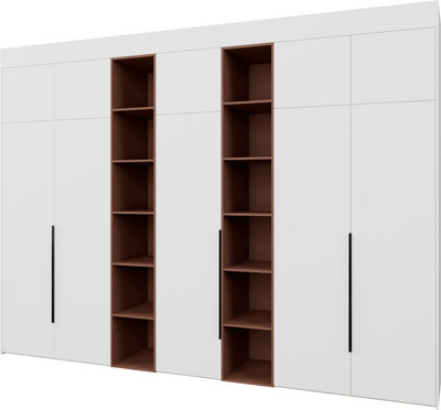 Шкаф Рэйгрупп Рэй S274-В17-2-EBL В17-2 (дуб элисон/белый премиум/античная латунь) -